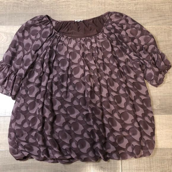 Blouse Shirt print design plus size - Picture 3 of 5